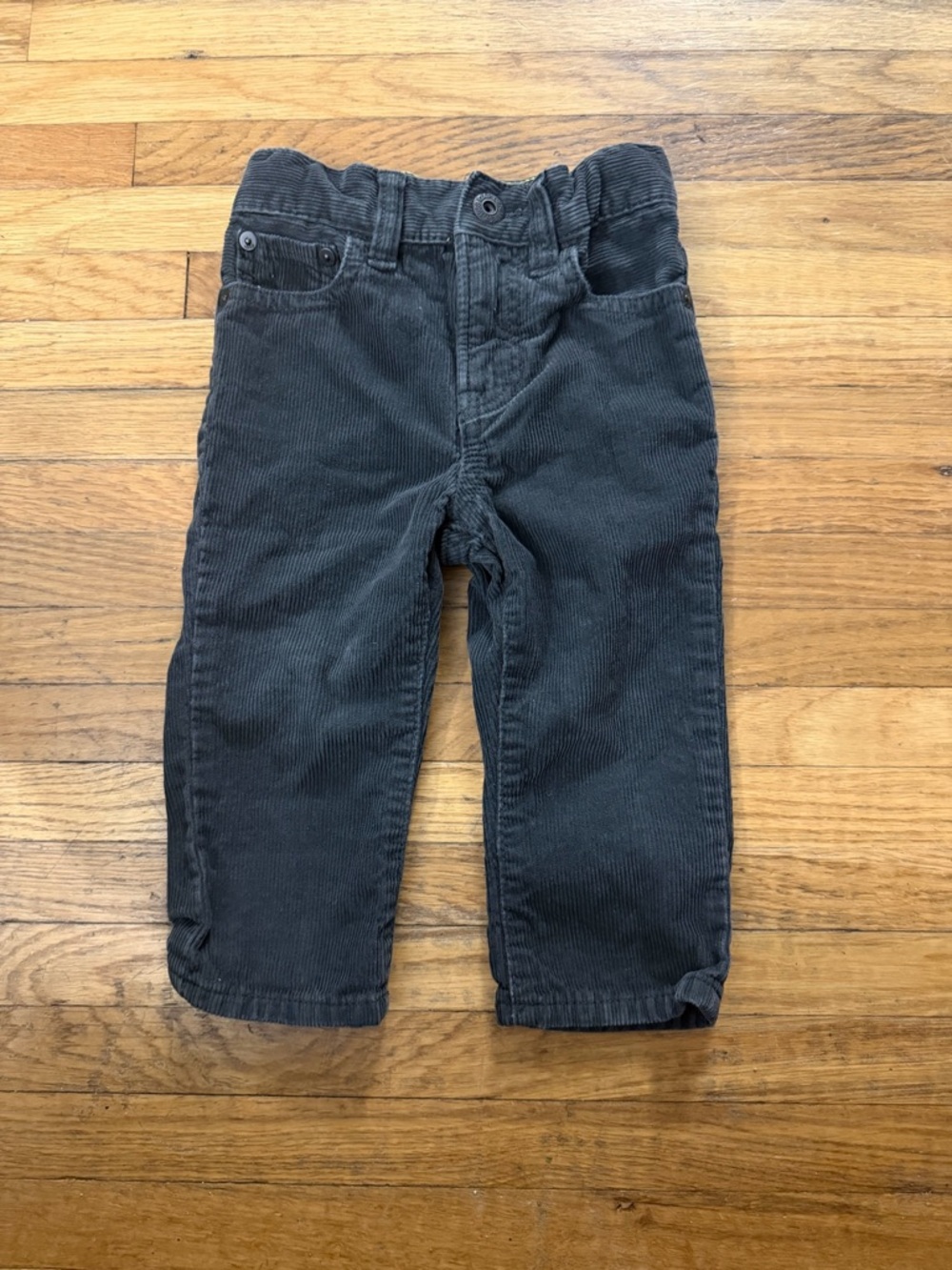 Baby Gap 12/18  Corduroy Pants - Charcoal Gray